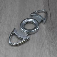 Angelo Twin Blade Cigar Cutter - 64 Ring Gauge - Chrome