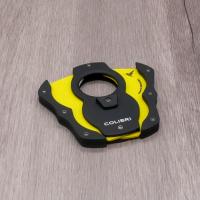 Colibri Coloured Blades Cigar Cutter - Yellow