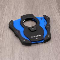 Colibri Coloured Blades Cigar Cutter - Blue