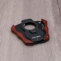 Colibri Cut Wood Cigar Cutter - Red Wood