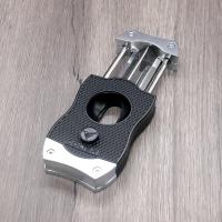 Colibri V-Cut Diamond Cigar Cutter - Black & Chrome