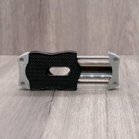 Colibri V-Cut Diamond Cigar Cutter - Black & Chrome