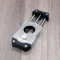 Colibri V-Cut Diamond Cigar Cutter - Chrome & Black