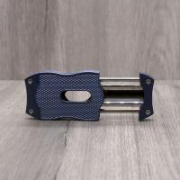 Colibri V-Cut Diamond Cigar Cutter - Navy