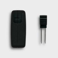 Angelo 3 in 1 V-Cutter, 8mm Punch & Twin Spike Cigar Pick - Black - 60 Ring Gauge