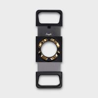 Angelo Double Blade Guillotine Cutter - Black & Gold - 64 Ring Gauge