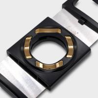 Angelo Double Blade Guillotine Cutter - Black & Gold - 64 Ring Gauge