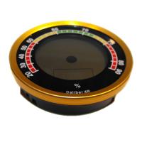 Caliber 4R - Gold Digital Round Thermo-Hygrometer