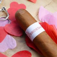 Wedding Cigar Band - BRIDESMAID - Red Celtic Knot Heart Design