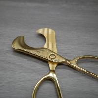 Cigarism 24K Gold Plated Stainless Steel Cigar Cutter Scissors