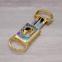 Cigarism Hollowed-out Zinc Alloy V-Cut Cigar Cutter - Gold