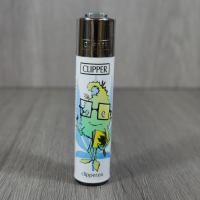 Clipper Lighter Leaves Faces - 1 Lucky Dip Design