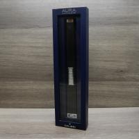 Colibri Aura Jet-Flat Flame Lighter - Black & Chrome