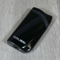 Colibri Falcon Metallic Single Jet Lighter - Black