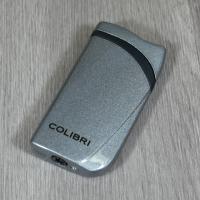 Colibri Falcon Metallic Single Jet Lighter - Charcoal