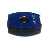 Credo 3 in 1 Cigar Punch Cutter - Oval - Blue