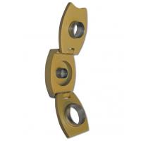 Credo 3 in 1 Cigar Punch Cutter - Oval - Gold