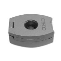 Credo 3 in 1 Cigar Punch Cutter - Oval - Silver