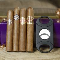 Cuban Christmas Cracker Gift Sampler - 4 Cigars and Cutter