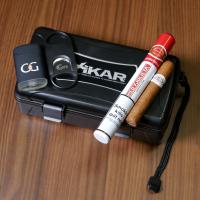 The Voyagers Cigar Sampler - 2 Cigars with Travel Case and Accessories