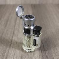 Vertigo Lotus Cyclone - Jet Flame Lighter - Clear