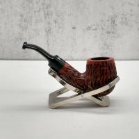 Dr Plumb Dinky Rustic Metal Filter Fishtail Briar Pipe (DP394)