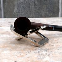 Dr Plumb City Matt Metal Filter Fishtail Briar Pipe (DP421)