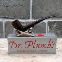 Dr Plumb City Matt Metal Filter Fishtail Briar Pipe (DP428)
