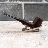 Dr Plumb City Matt Metal Filter Fishtail Briar Pipe (DP451)