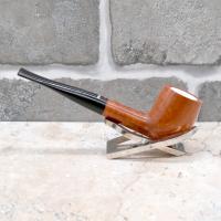 Dr Plumb Meerschaum Lined Metal Filter Fishtail Briar Pipe (DP459)