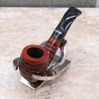 Dr Plumb Dinky Rustic Metal Filter Fishtail Briar Pipe (DP461)