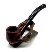 Dr Plumb 3/4 OZ Metal Filter Bent Dental Briar Pipe (DP467)