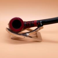 Dr Plumb Lightweight Metal Filter Fishtail Carved Briar Pipe (DP515)