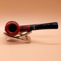 Dr Plumb Carved Rustic Metal Filter Briar Fishtail Pipe (DP517)