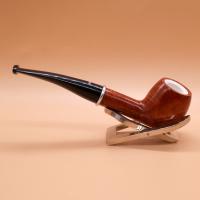 Dr Plumb Meerschaum Lined 9mm Filter Fishtail Briar Pipe (DP518)