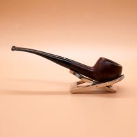 Dr Plumb City Matt Metal Filter Fishtail Briar Pipe (DP523)