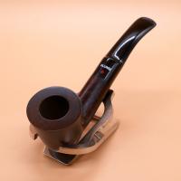 Dr Plumb City Matt Metal Filter Fishtail Briar Pipe (DP532)