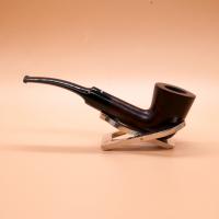 Dr Plumb City Matt Metal Filter Fishtail Briar Pipe (DP532)