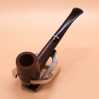 Dr Plumb City Matt Metal Filter Fishtail Briar Pipe (DP534)
