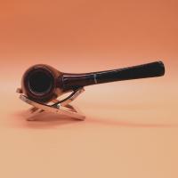 Dr Plumb Standard Dental Briar Metal Filter Fishtail Pipe (DP541)