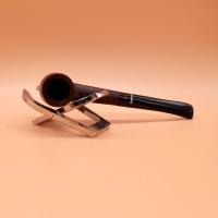 Dr Plumb City Matt Metal Filter Fishtail Briar Pipe (DP542)