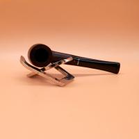Dr Plumb City Matt Metal Filter Fishtail Briar Pipe (DP545)