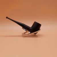 Dr Plumb City Matt Metal Filter Fishtail Briar Pipe (DP545)