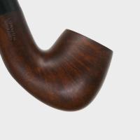 Dr Plumb City Matt Metal Filter Fishtail Briar Pipe (DP554)