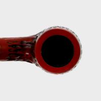 Dr Plumb Dinky Rustic Metal Filter Fishtail Briar Pipe (DP557)