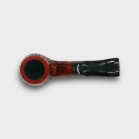 Dr Plumb Dinky Rustic Metal Filter Fishtail Briar Pipe (DP564)