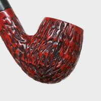 Dr Plumb Dinky Rustic Metal Filter Fishtail Briar Pipe (DP564)