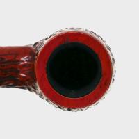 Dr Plumb Dinky Rustic Metal Filter Fishtail Briar Pipe (DP564)