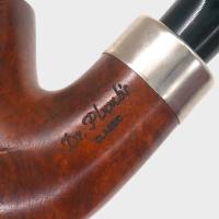 Dr Plumb Classic Bent Smooth Metal Filter Briar P Lip Style Pipe (DP566)