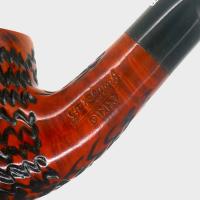 Dr Plumb Dinky Rustic Metal Filter Fishtail Briar Pipe (DP568)